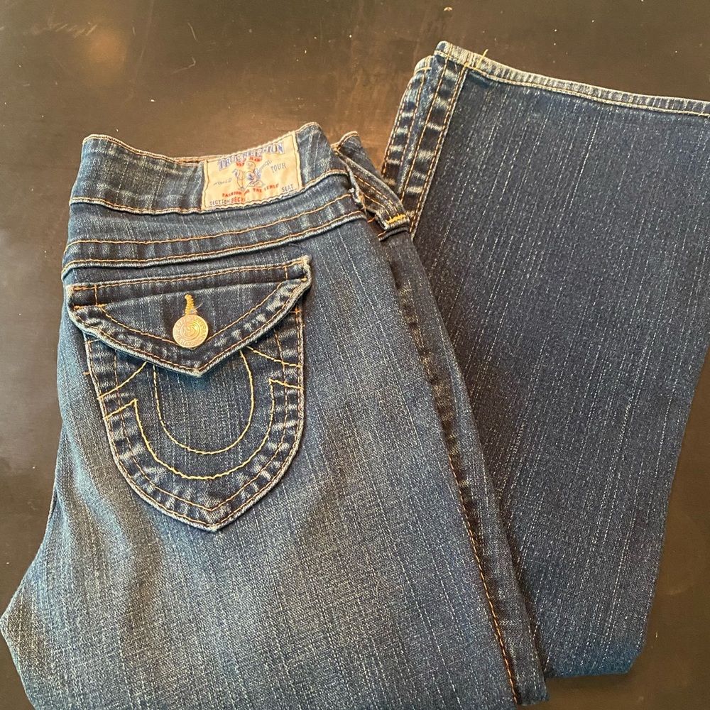 True Religion Indigo Boot Cut Jeans
